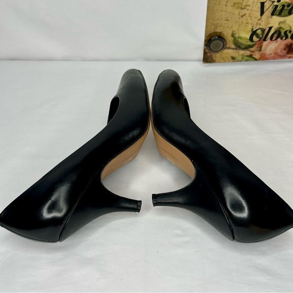 Vince Camuto Black Women's Pumps Mid Heels Size 9 - Picture 15 of 16